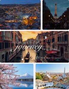 Tsubaki Journey of Flavors – Casa Oceano에서 떠나는 세계 미식 여행